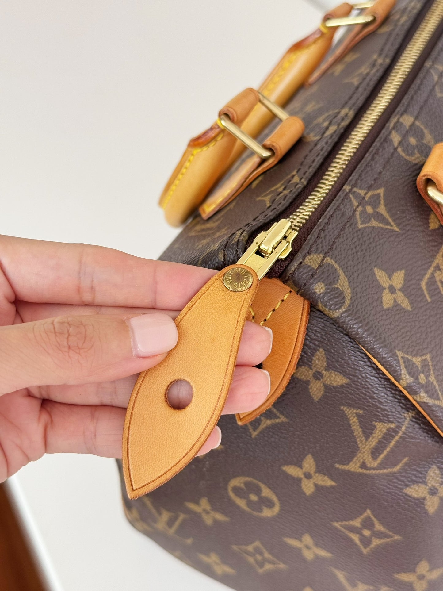 Louis Vuitton Vintage Speedy 25 Handbag Crossbody Bag