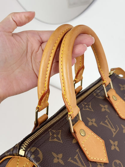 Louis Vuitton Vintage Speedy 25 Handbag Crossbody Bag