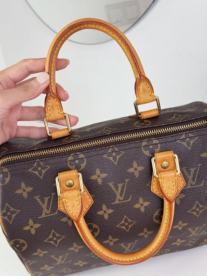 Louis Vuitton Vintage Speedy 25 Handbag Crossbody Bag