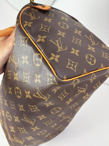 Louis Vuitton Vintage Speedy 25 Handbag Crossbody Bag