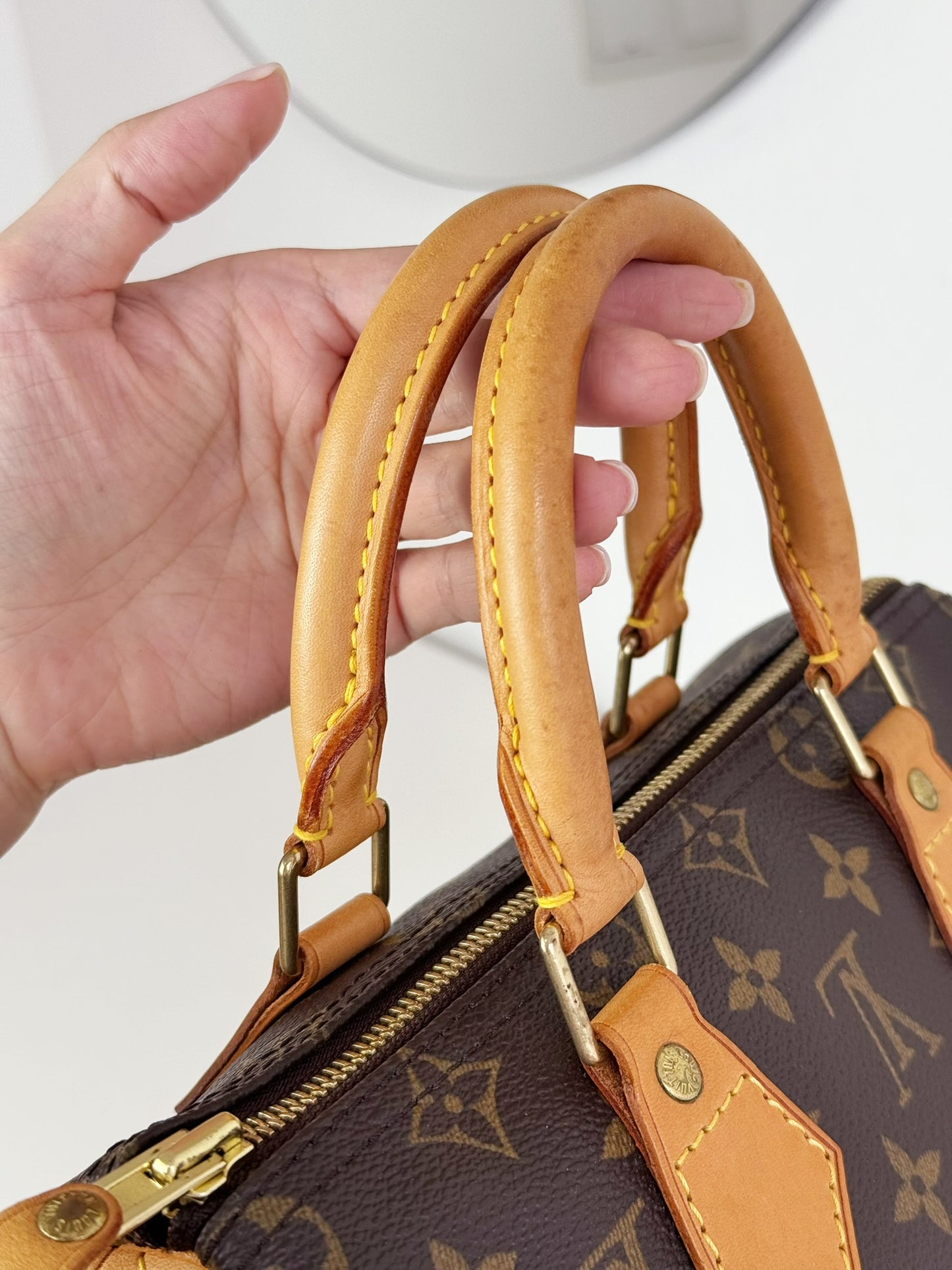 Louis Vuitton Vintage Speedy 25 Handbag Crossbody Bag