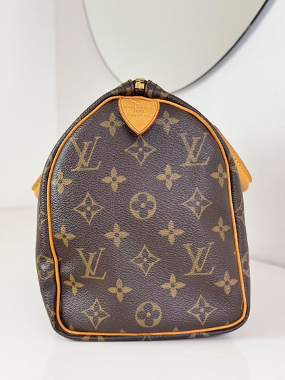 Louis Vuitton Vintage Speedy 25 Handbag Crossbody Bag