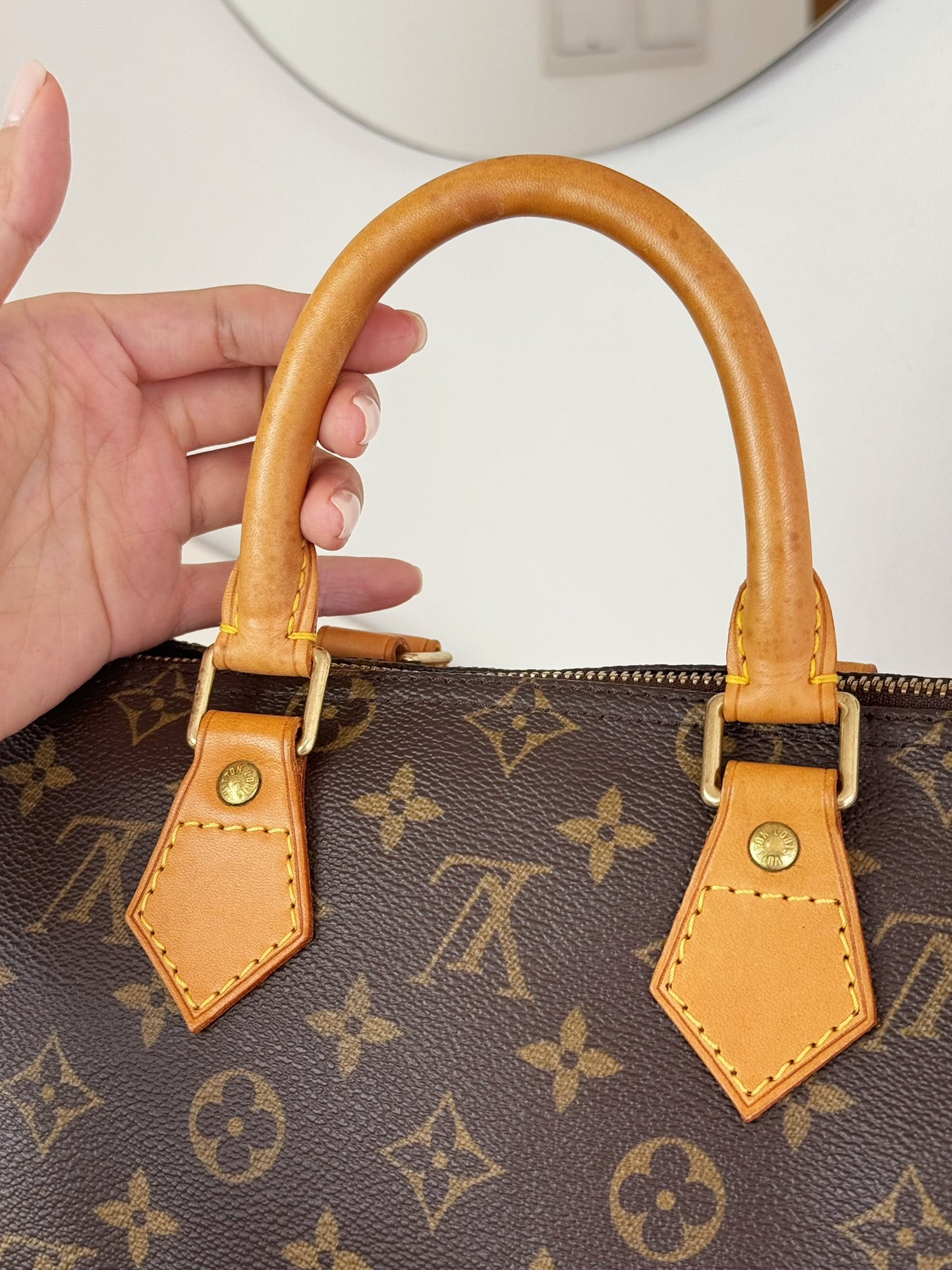 Louis Vuitton Vintage Speedy 25 Handbag Crossbody Bag
