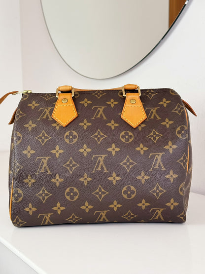 Louis Vuitton Vintage Speedy 25 Handbag Crossbody Bag