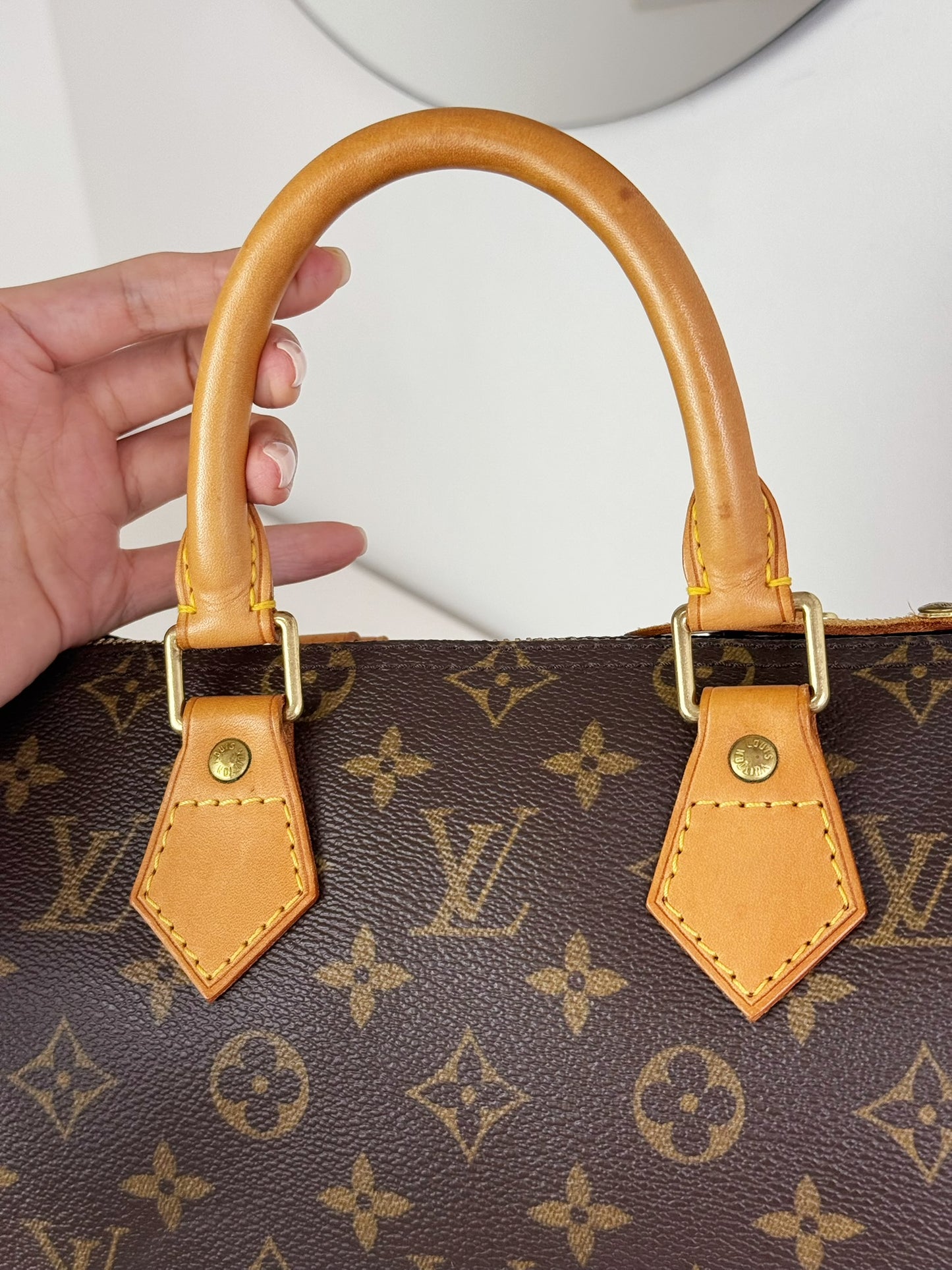 Louis Vuitton Vintage Speedy 25 Handbag Crossbody Bag