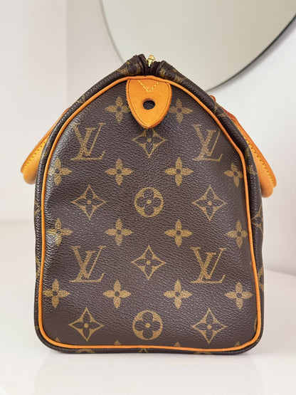 Louis Vuitton Vintage Speedy 25 Handbag Crossbody Bag