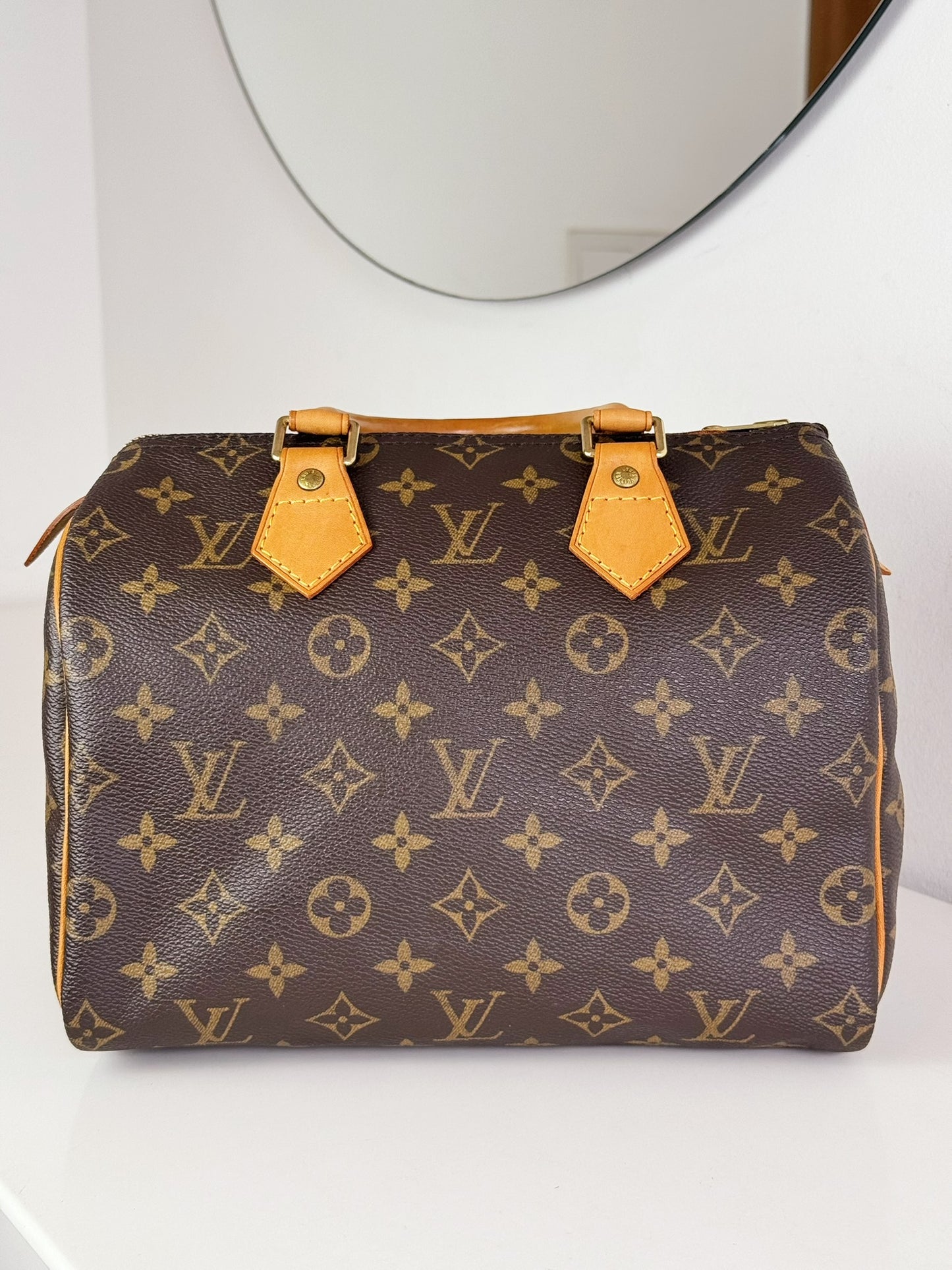 Louis Vuitton Vintage Speedy 25 Handbag Crossbody Bag