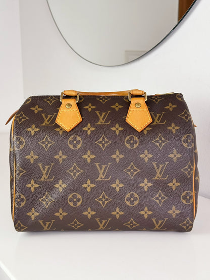 Louis Vuitton Vintage Speedy 25 Handbag Crossbody Bag