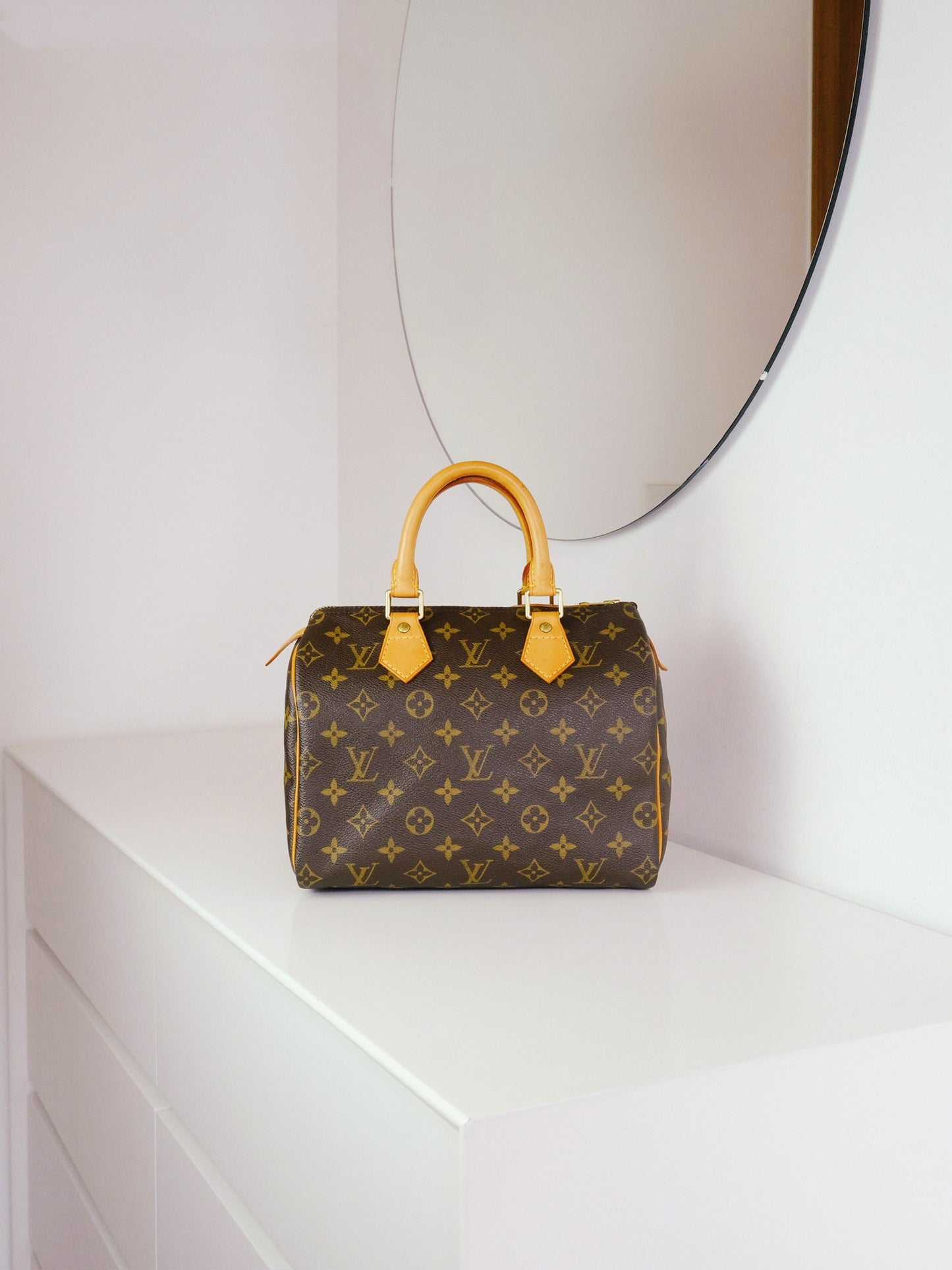 Louis Vuitton Vintage Speedy 25 Handbag Crossbody Bag