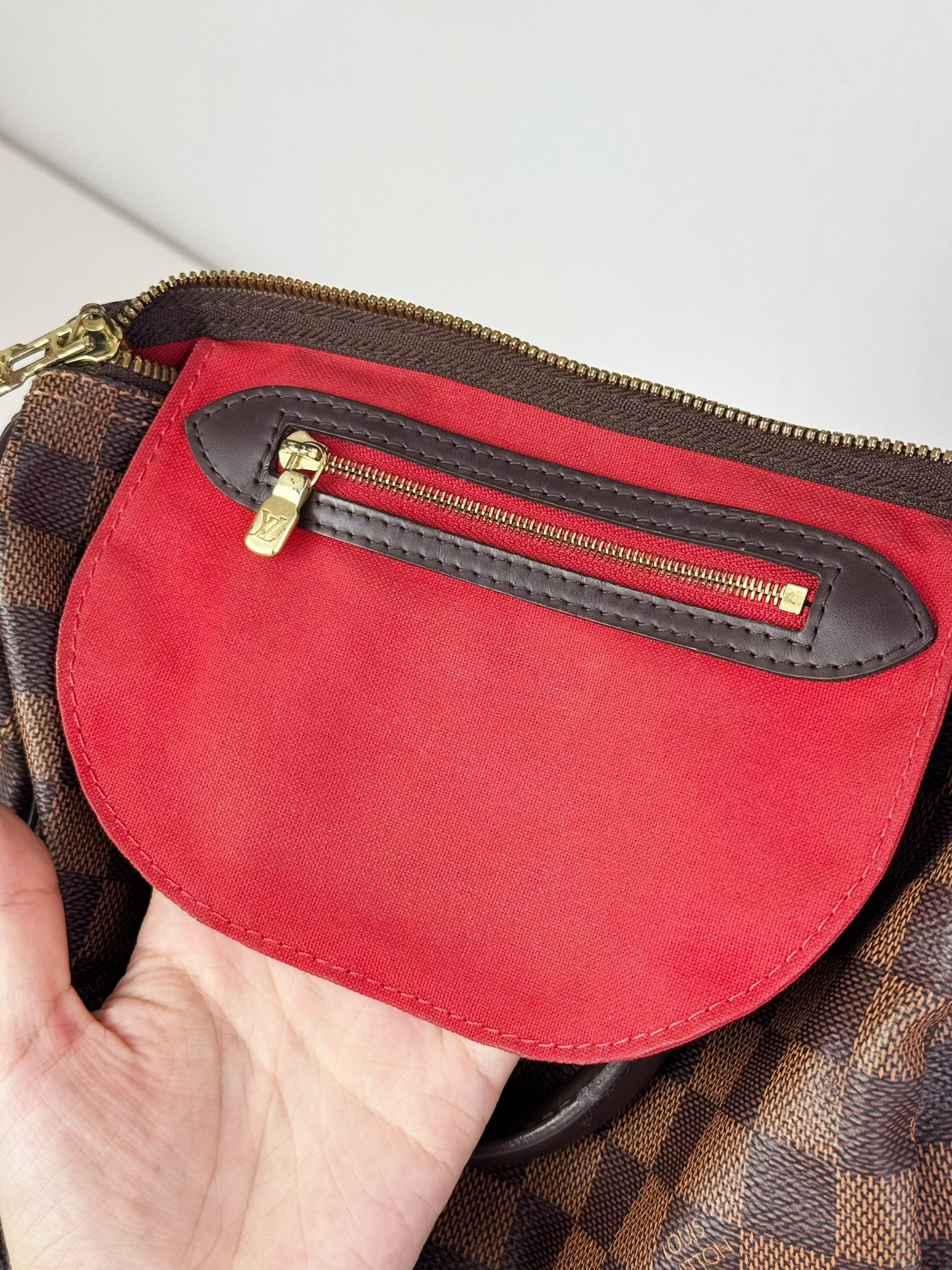 Louis Vuitton Vintage Damier Bandouliere Speedy 25 Handbag Crossbody Bag