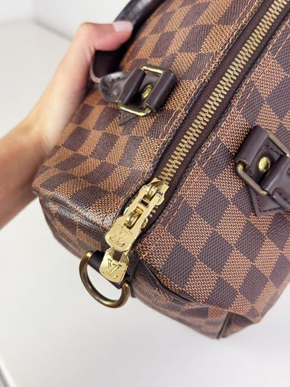 Louis Vuitton Vintage Damier Bandouliere Speedy 25 Handbag Crossbody Bag