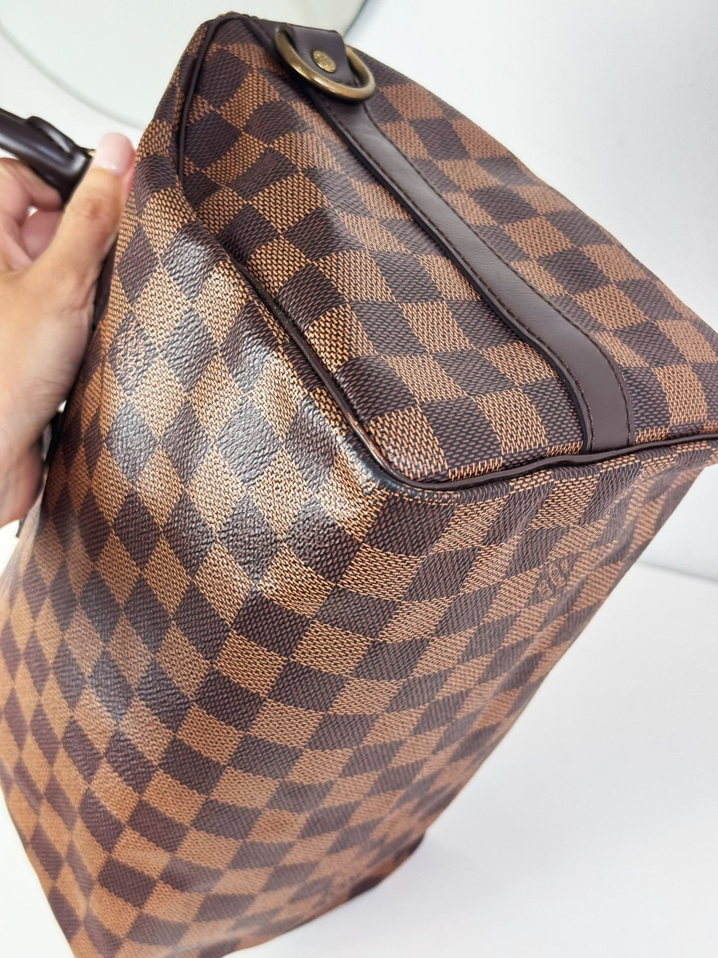 Louis Vuitton Vintage Damier Bandouliere Speedy 25 Handbag Crossbody Bag