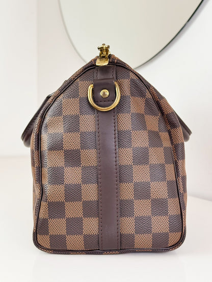 Louis Vuitton Vintage Damier Bandouliere Speedy 25 Handbag Crossbody Bag