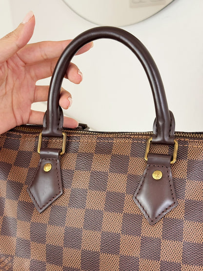 Louis Vuitton Vintage Damier Bandouliere Speedy 25 Handbag Crossbody Bag