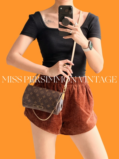 Louis Vuitton Vintage Favorite PM Shoulder Crossbody Bag