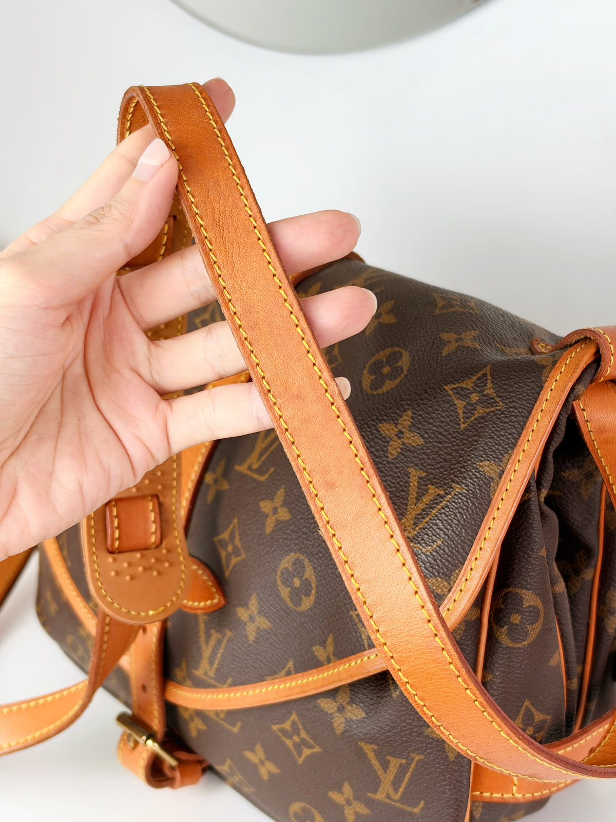 Louis Vuitton Vintage Saumur 30 Shoulder Crossbody Bag