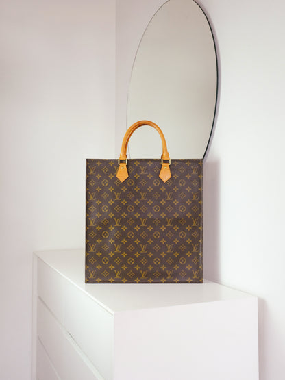 Louis Vuitton Vintage Sac Plat Handbag Tote Crossbody Bag