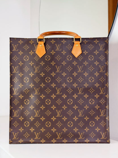 Louis Vuitton Vintage Sac Plat Handbag Tote Crossbody Bag