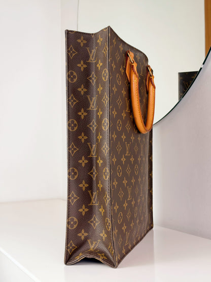 Louis Vuitton Vintage Sac Plat Handbag Tote Crossbody Bag