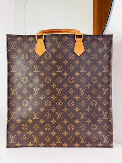 Louis Vuitton Vintage Sac Plat Handbag Tote Crossbody Bag