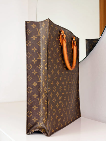 Louis Vuitton Vintage Sac Plat Handbag Tote Crossbody Bag