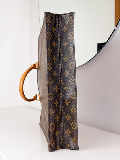 Louis Vuitton Vintage Sac Plat Handbag Tote Crossbody Bag