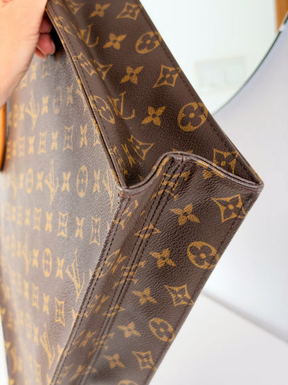 Louis Vuitton Vintage Sac Plat Handbag Tote Crossbody Bag