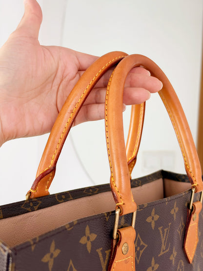 Louis Vuitton Vintage Sac Plat Handbag Tote Crossbody Bag