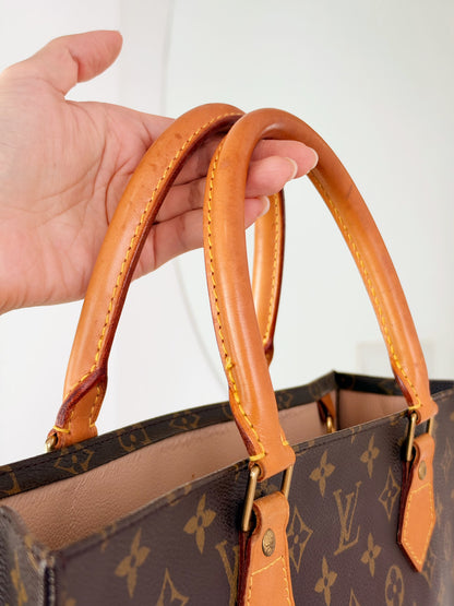 Louis Vuitton Vintage Sac Plat Handbag Tote Crossbody Bag