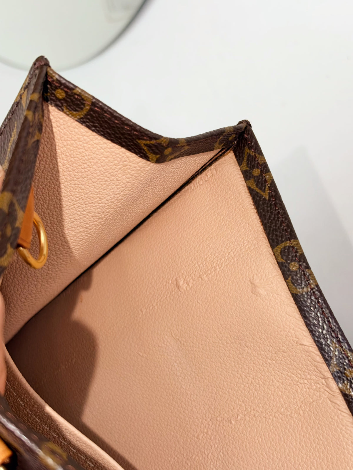 Louis Vuitton Vintage Sac Plat Handbag Tote Crossbody Bag