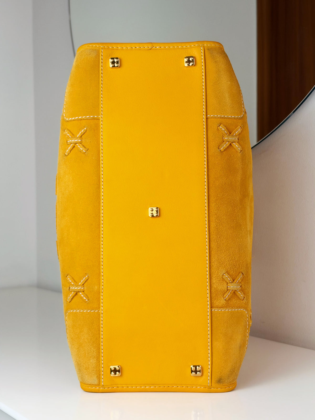 Loewe Vintage Suede Amazona 36 Handbag