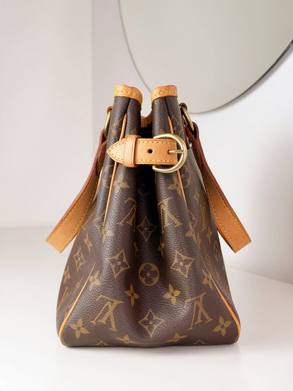 Louis Vuitton Vintage Batignolles PM Tote Handbag Crossbody Bag