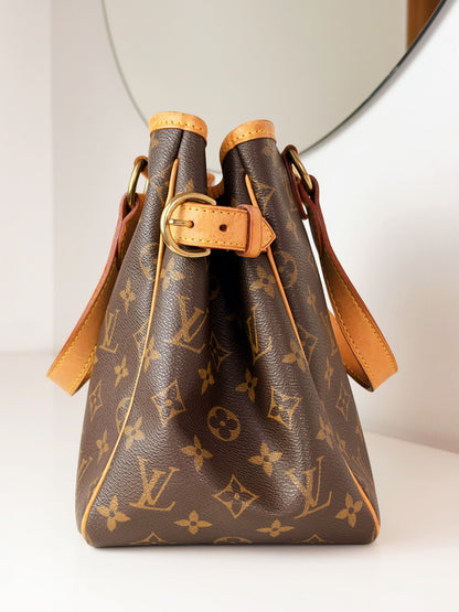 Louis Vuitton Vintage Batignolles PM Tote Handbag Crossbody Bag