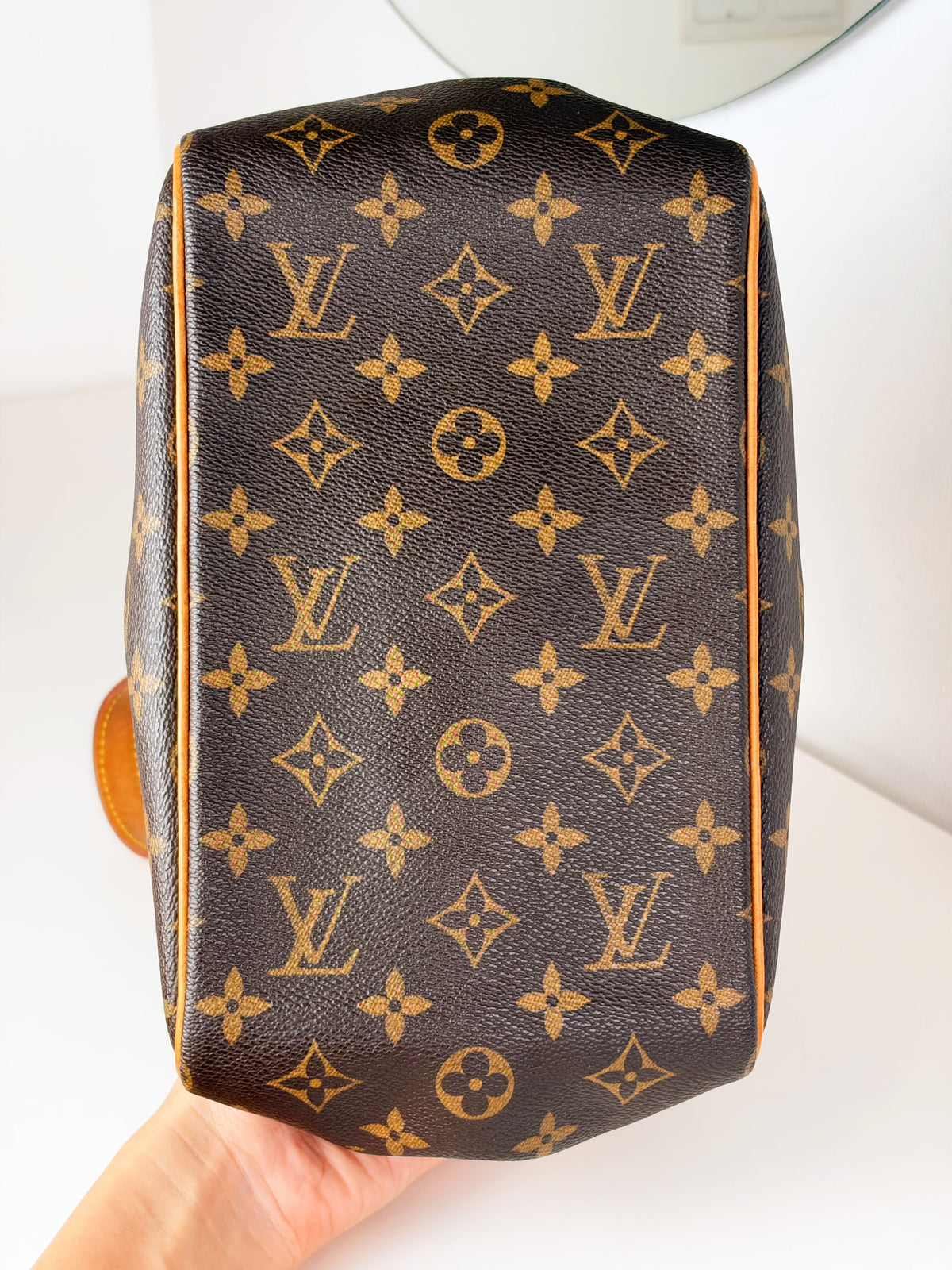 Louis Vuitton Vintage Batignolles PM Tote Handbag Crossbody Bag