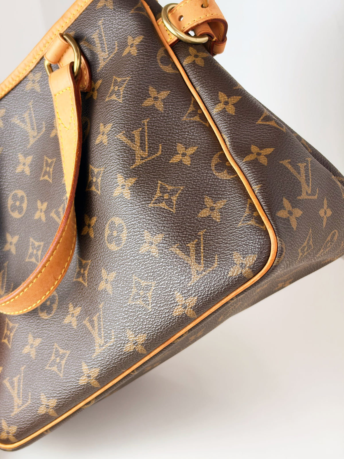 Louis Vuitton Vintage Batignolles PM Tote Handbag Crossbody Bag