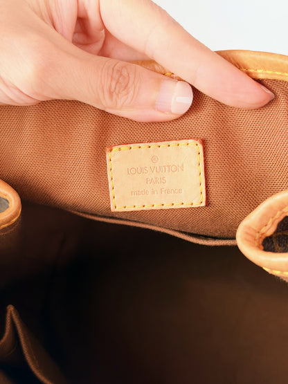 Louis Vuitton Vintage Batignolles PM Tote Handbag Crossbody Bag