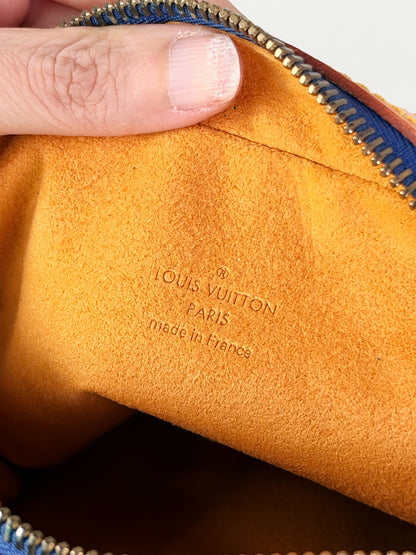 Louis Vuitton Vintage Denim Camera Crossbody Bag