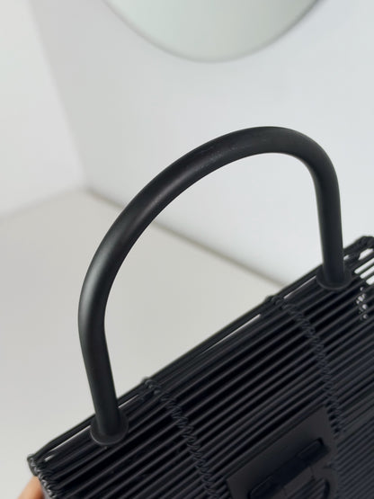 Salvatore Ferragamo Vintage Metal Cage Gancini Limited Edition Handbag