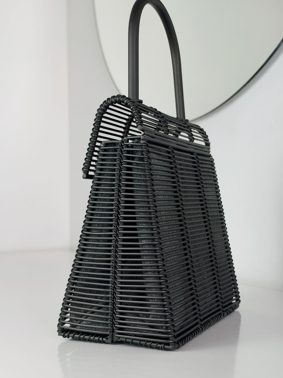 Salvatore Ferragamo Vintage Metal Cage Gancini Limited Edition Handbag