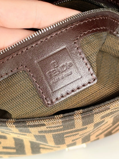 Fendi Vintage Zucca Mamma Baguette Shoulder Bag