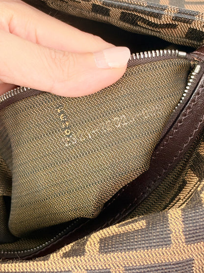 Fendi Vintage Zucca Mamma Baguette Shoulder Bag