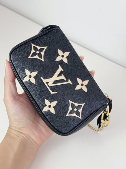 Louis Vuitton Vintage Biocolour Mini Pochette Accessoires Shoulder Crossbody Bag (RFID)