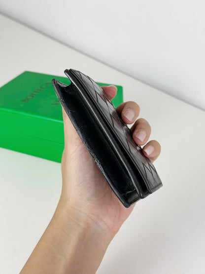 Bottega Veneta Business Intrecciato Card Holder Wallet