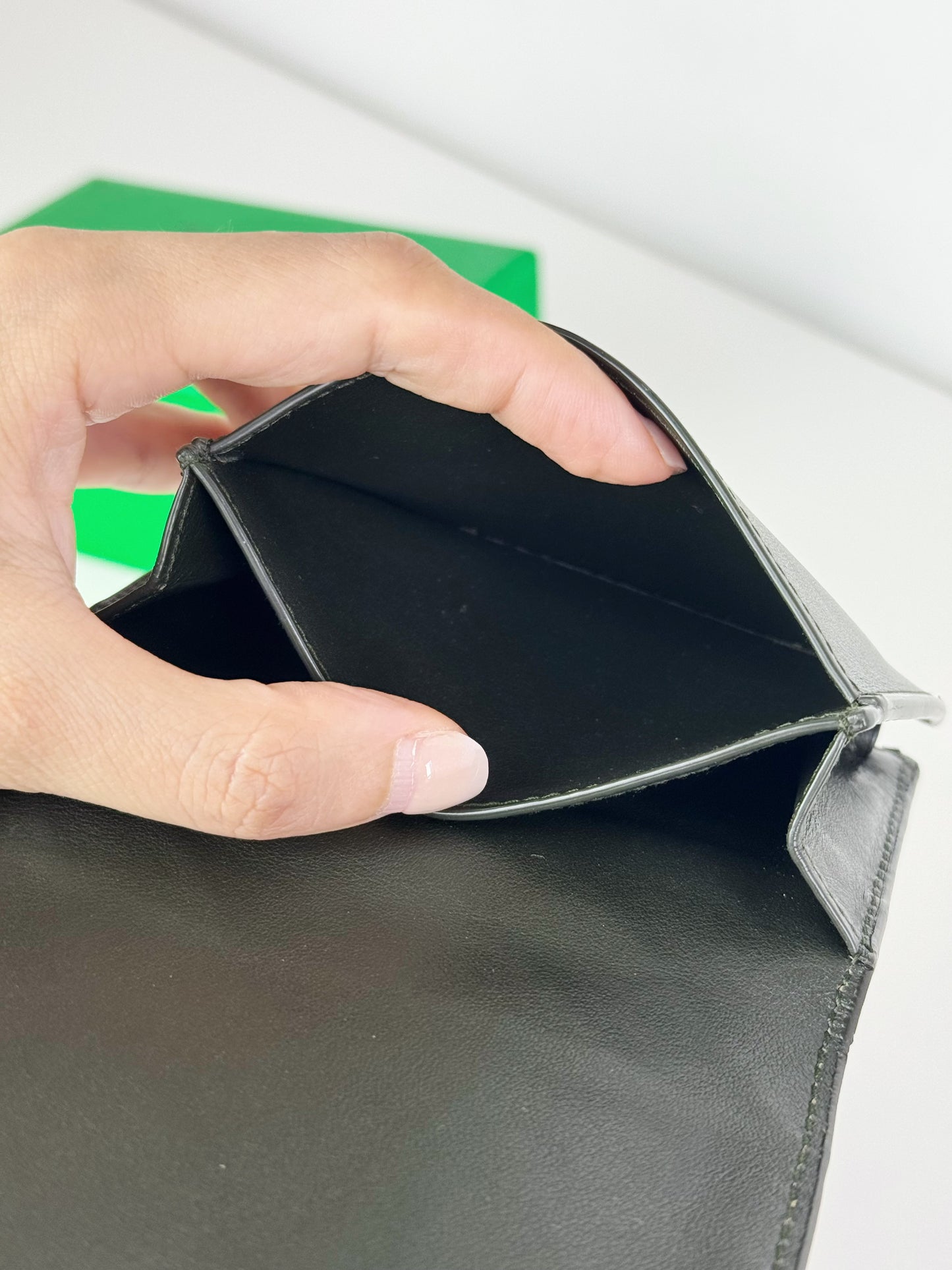 Bottega Veneta Business Intrecciato Card Holder Wallet