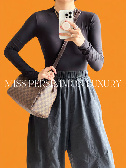 Louis Vuitton Vintage Damier Speedy 25 Handbag Crossbody Bag