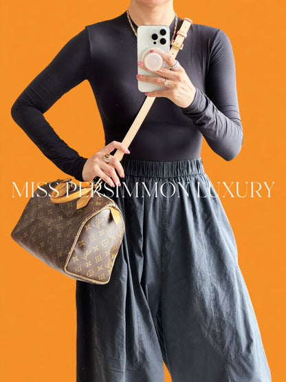 Louis Vuitton Vintage Speedy 25 Handbag Crossbody Bag