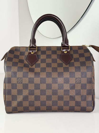 Louis Vuitton Vintage Damier Speedy 25 Handbag Crossbody Bag