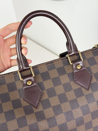 Louis Vuitton Vintage Damier Speedy 25 Handbag Crossbody Bag