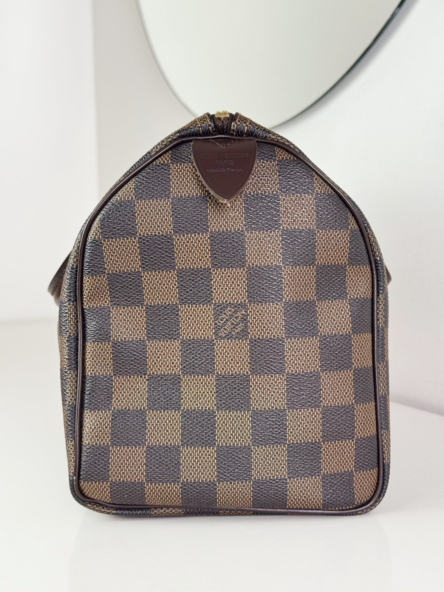 Louis Vuitton Vintage Damier Speedy 25 Handbag Crossbody Bag