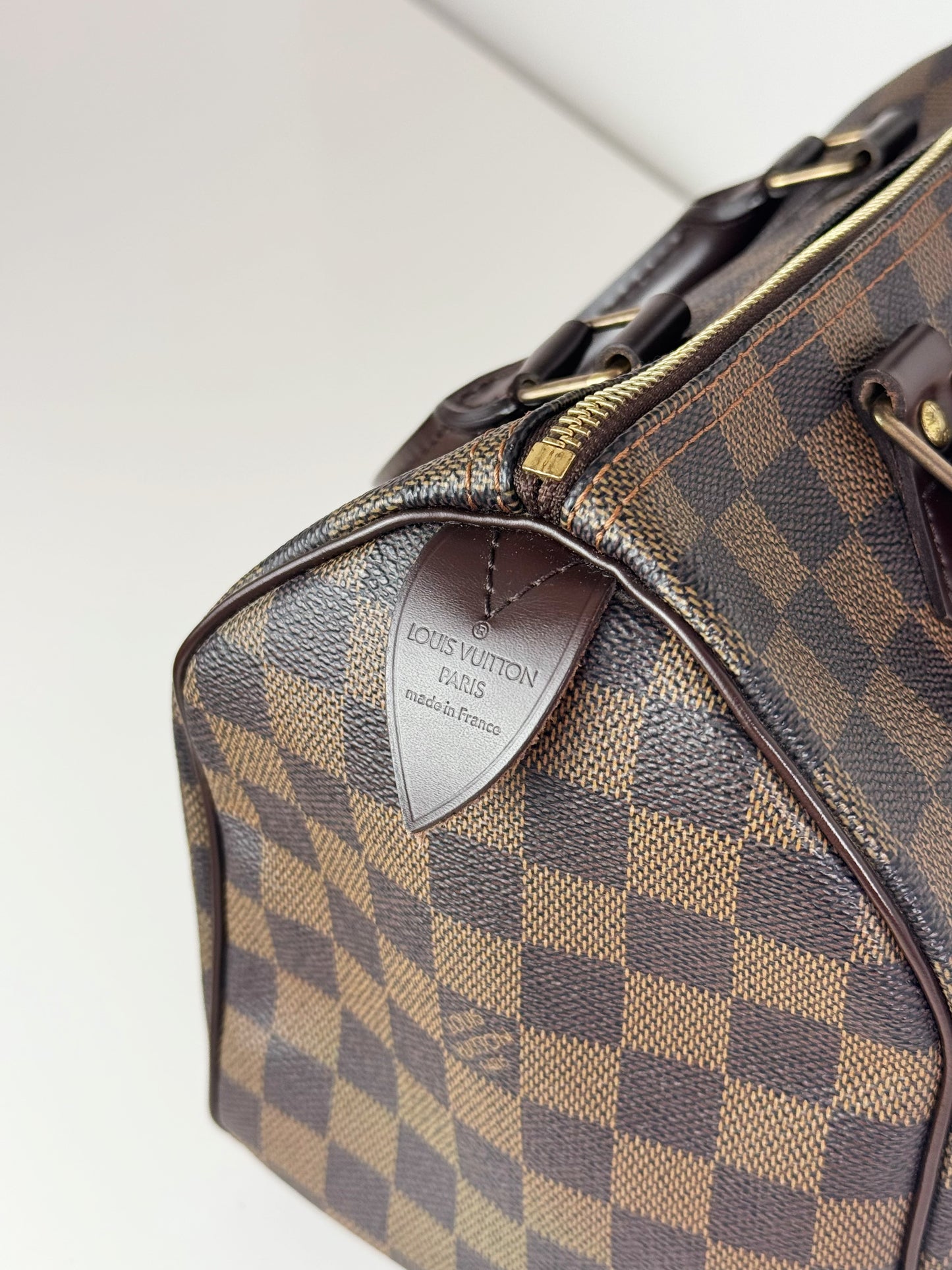 Louis Vuitton Vintage Damier Speedy 25 Handbag Crossbody Bag